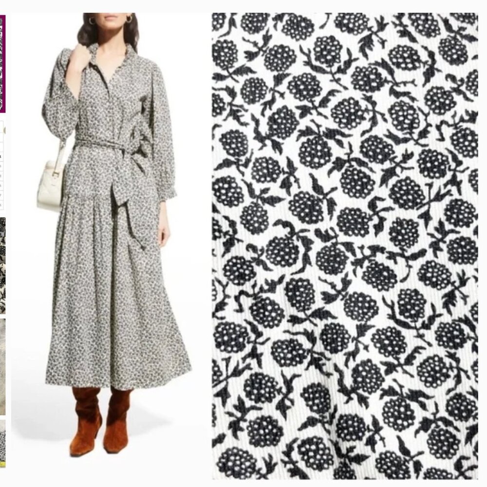 The GREAT. Venetian Dress, Black Mulberry floral vintage prairie cottagecore | 0